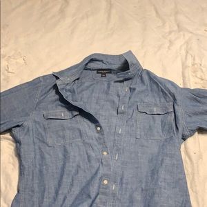 Slim fit banana republic button down